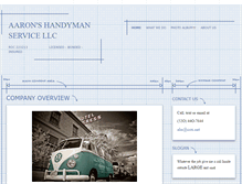 Tablet Screenshot of aarons-handyman.com